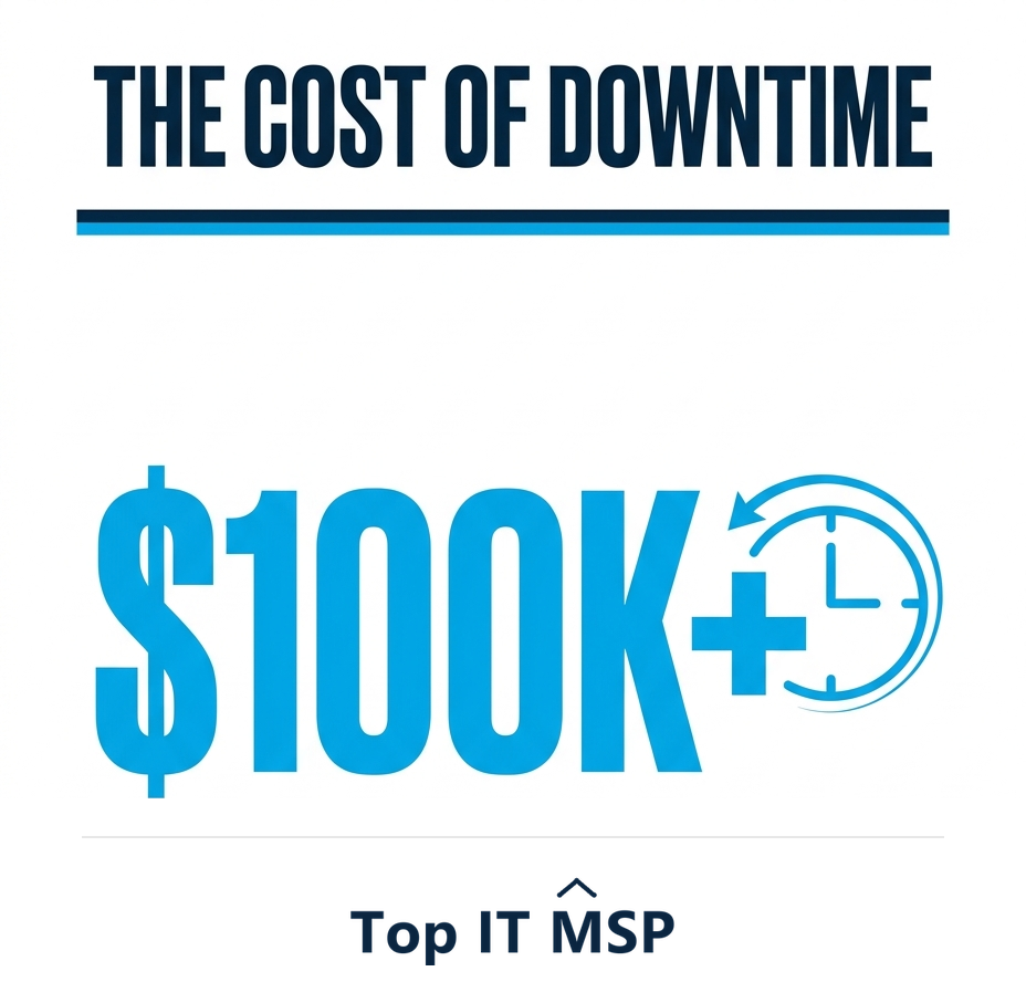 An hour of downtime costs most organizations more than 100,000 dollars