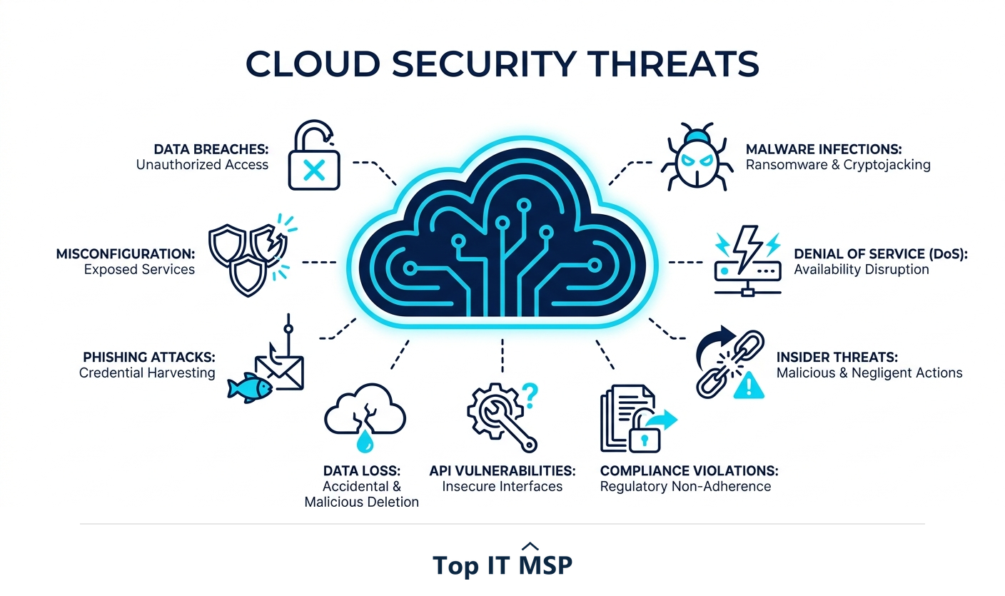 The top cloud security threats businesses face