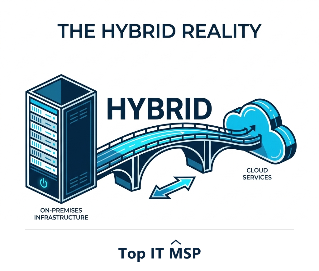 Many businesses run a hybrid of colocation and cloud