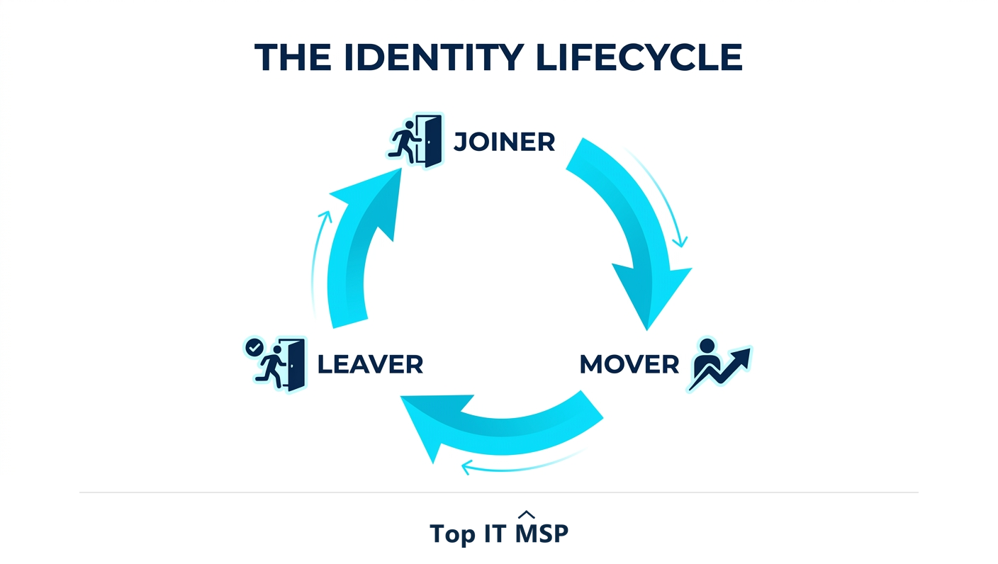 The identity lifecycle: joiners, movers, leavers