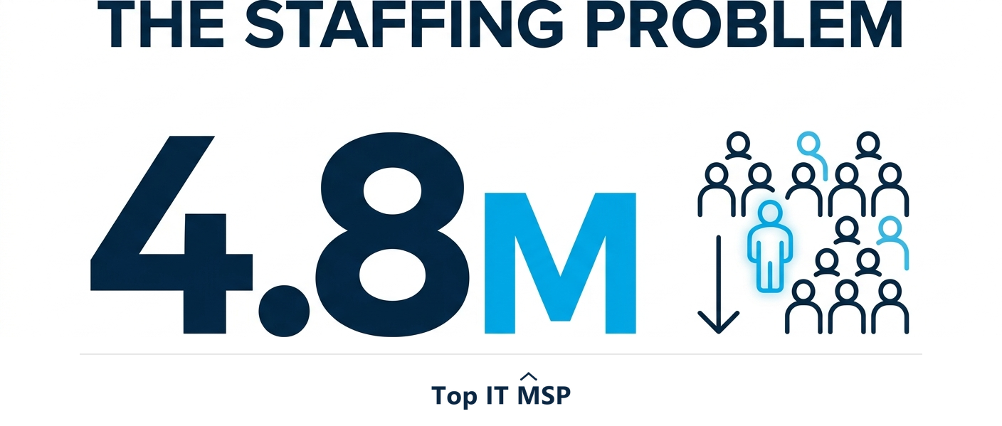 There is a global shortfall of about 4.8 million cybersecurity professionals