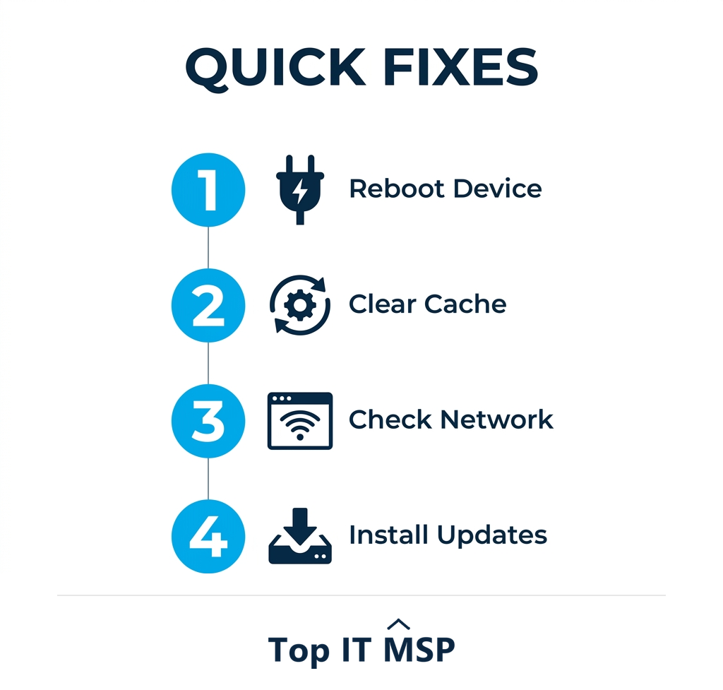 Quick fixes for WiFi connected but no internet